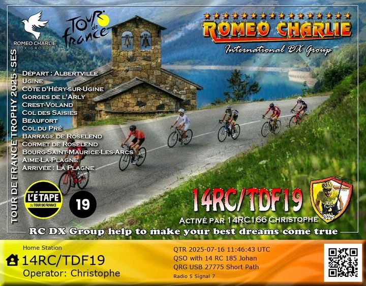 eQSL de 14RC TDF19 - France 🇫🇷