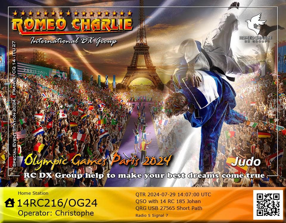 eQSL de 14RC216 OG24 CHRISTOPHE - France 🇫🇷