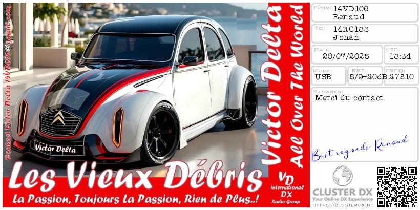 eQSL de 14VD106 RENAUD - France 🇫🇷