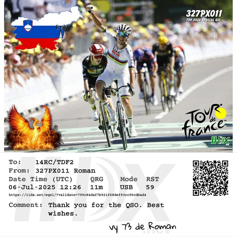 eQSL de 327PX011 ROMAN - Croatie 🇭🇷