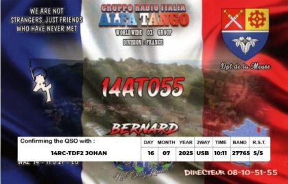 eQSL 14AT055 BERNARD