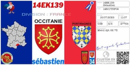 eQSL 14EK139 SEBASTIEN