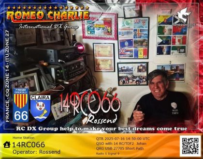 eQSL 14RC066 ROSSEND