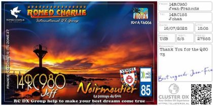 eQSL 14RC980 JEAN FRANCOIS