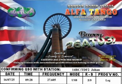 eQSL 26AT031 BARRY