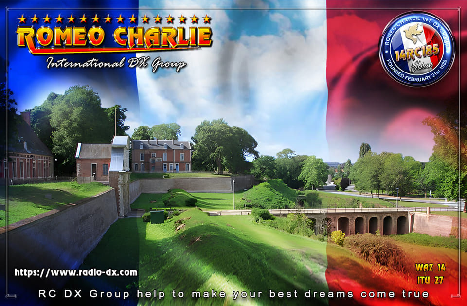 eQSL La Citadelle d’Arras en toile de fond